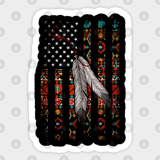 American Flag Native Tribe Feather Pride Shirt American Flag Native Tribe Feather Pride Shirt
