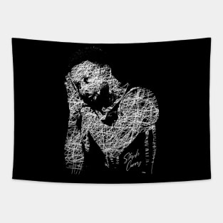 Steph Curry Night Night Tapestry