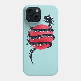 Black Dragon Snake Monster Phone Case