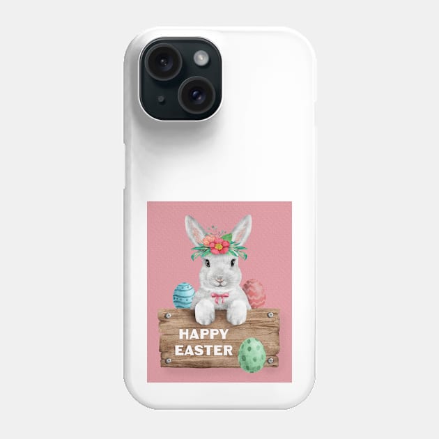 Happy Easter Phone Case by Designz4U