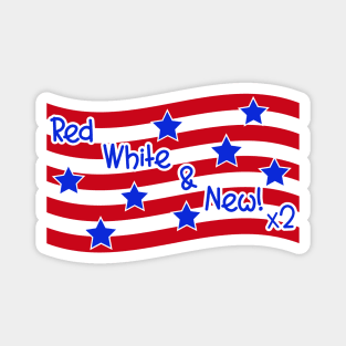 Fourth of July for babies Magnet