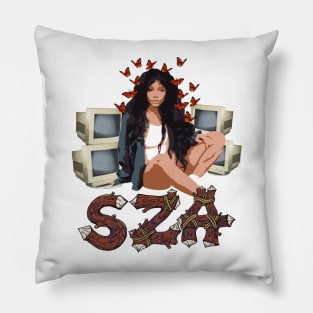 SZA's Artistry A Tapestry Of Emotion And Inspiration Pillow