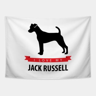 I Love My Jack Russell Tapestry