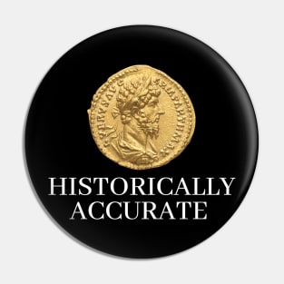 Historically Accurate Aureus of Lucius Verus AD 164 Roman Emperor Pin