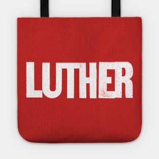 Luther Logo (White) Tote