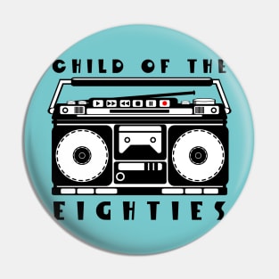 Eighties Music Pin