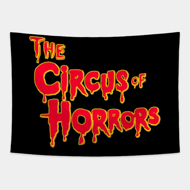 Vintage The Circus Of Horror Tapestry by Jogja Istimewa