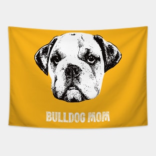 Bulldog Mom English Bulldog Design Tapestry