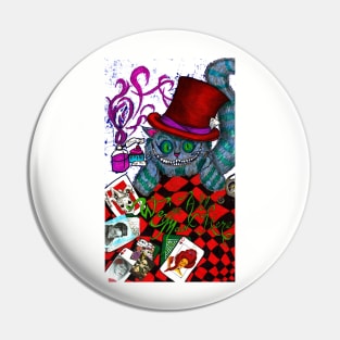 Cheshire Cat Pin