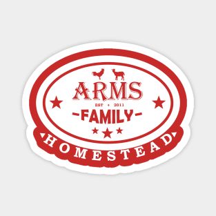 Arms Family Homestead Lifestyle Magnet