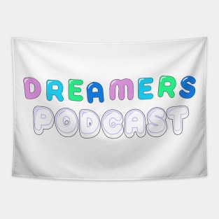 The Dreamers Podcast Logo Title Tapestry