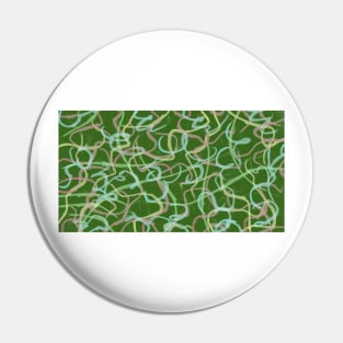 Colorful spirits greenback Pin