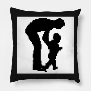 Father and Child Pillow