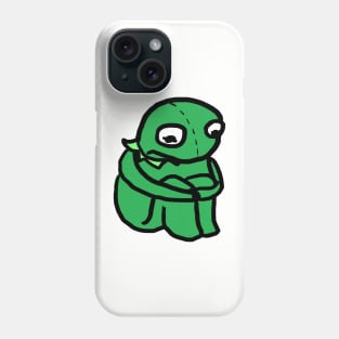 Kermit in Deep Thought Phone Case