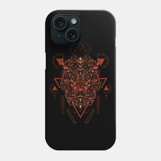 Oni mecha mask Phone Case