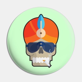 Guru Sugar Skull Pin