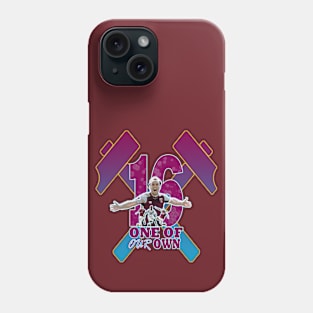 Retro Footballers - Mark Noble - ONE OF OUR OWN Phone Case