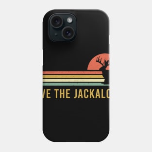 Retro vintage save the Jackalope tshirt for camping-lovers Phone Case