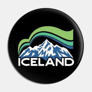 Iceland Polar Lights Pin