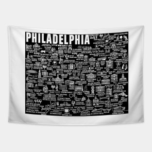 Philadelphia Map Tapestry