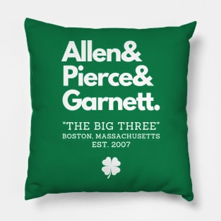 Boston's Big Three! Pillow