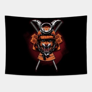 Tiger Samurai Tapestry