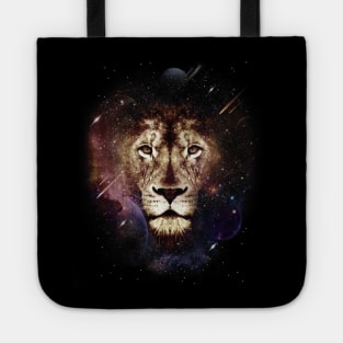 Galaxy Lion Head Tote