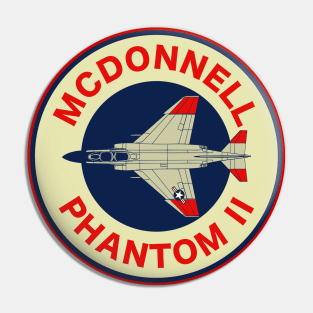 F-4 Phantom Retro Patch Pin