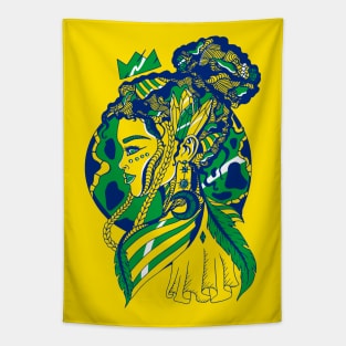 Brasil Beauty Queen Tapestry