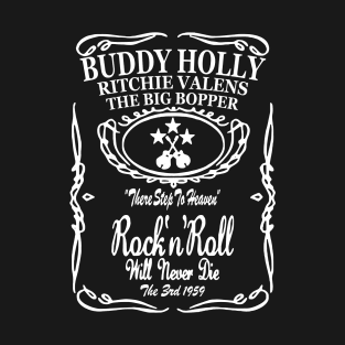 Buddy Holly Richie Valens Big Bopperhellip T-Shirt