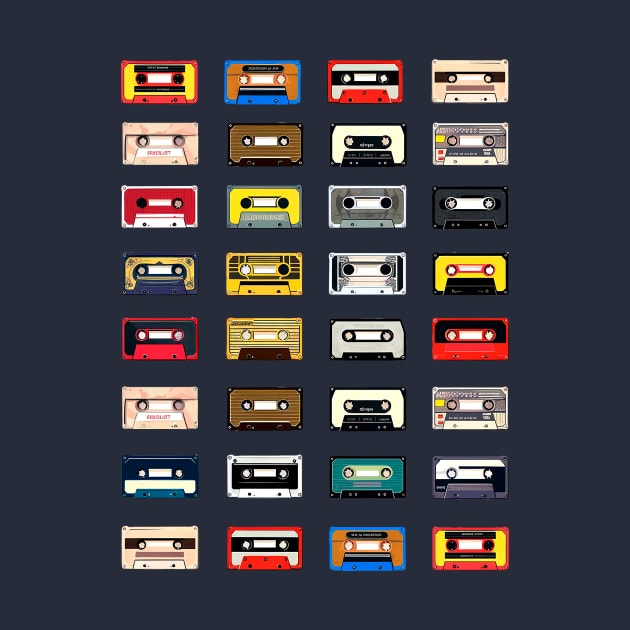 Music Vintage Cassettes by enyeniarts