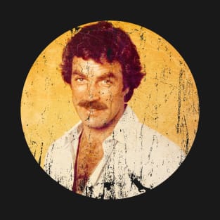 Cool Pose Tom Selleck Vintage T-Shirt