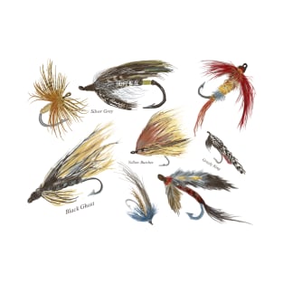 Vintage Fly Fishing Lures! T-Shirt