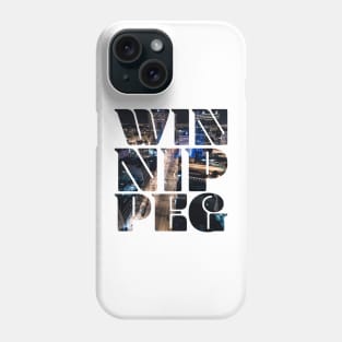 Retro Winnipeg Skyline Phone Case