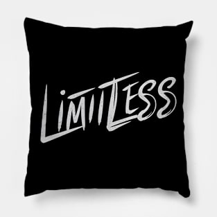 Limitless, Bold Text Pillow