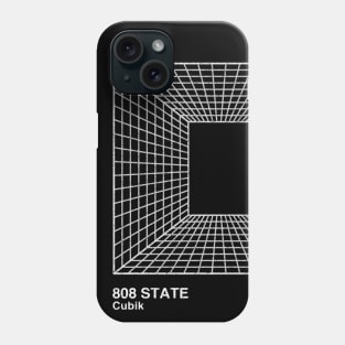 Cubik / 808 State / Minimalist Graphic Artwork Design Phone Case