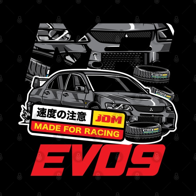 EVO 9 MR by Rockartworks