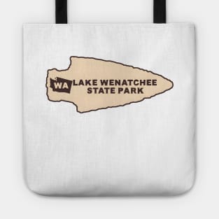 Lake Wenatchee State Park Washington WA Rustic Arrowhead Tote