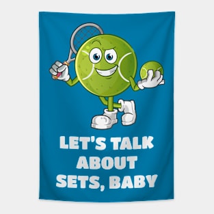 Funny Tennis Ball Tapestry