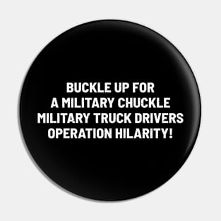 Military Truck Drivers' Operation Pin