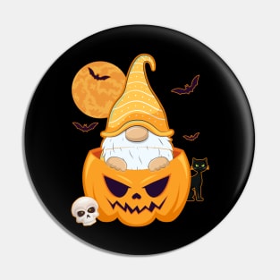 Pumpkin Gnome Cute Halloween Pin