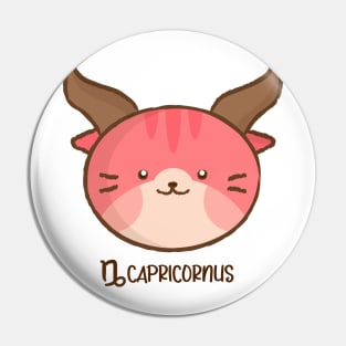 Capricorn Cat Pin