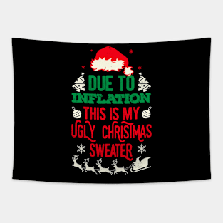 Funny Christmas Ugly Gift Tapestry