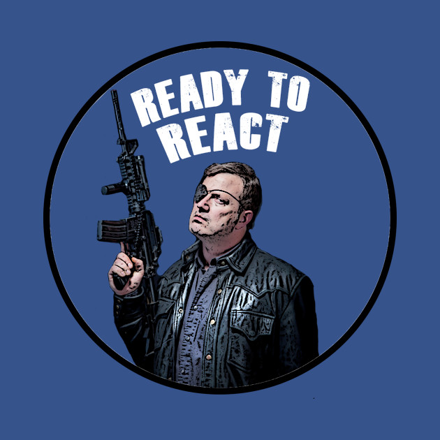 Discover Governor - Ready to React - The Walking Dead - T-Shirt