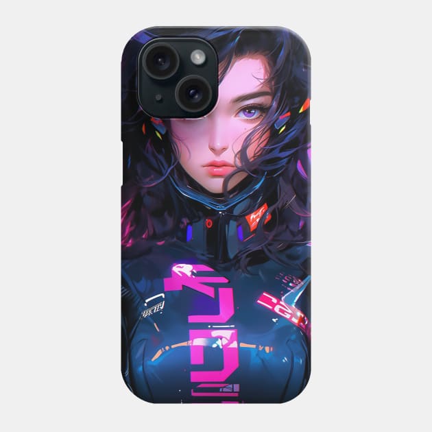 Anime Race Girl | High Quality Anime Artwork | Chibi Manga Anime Art Phone Case by AlNoah