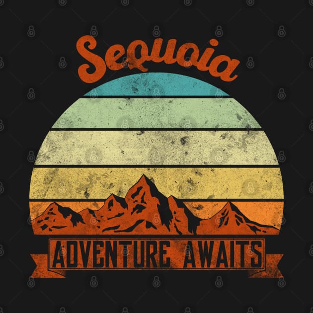 Sequoia family camping father daughter. Perfect present for mother dad friend him or her by SerenityByAlex