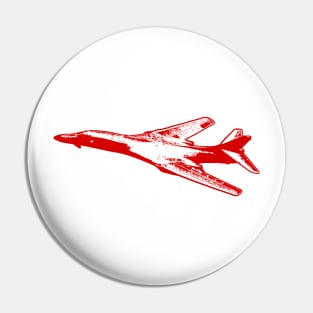 Rockwell B-1 Lancer - Red Design Pin