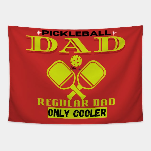 Pickleball Dad Tapestry by Kings Court