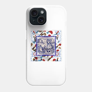 Portuguese folk art Phone Case