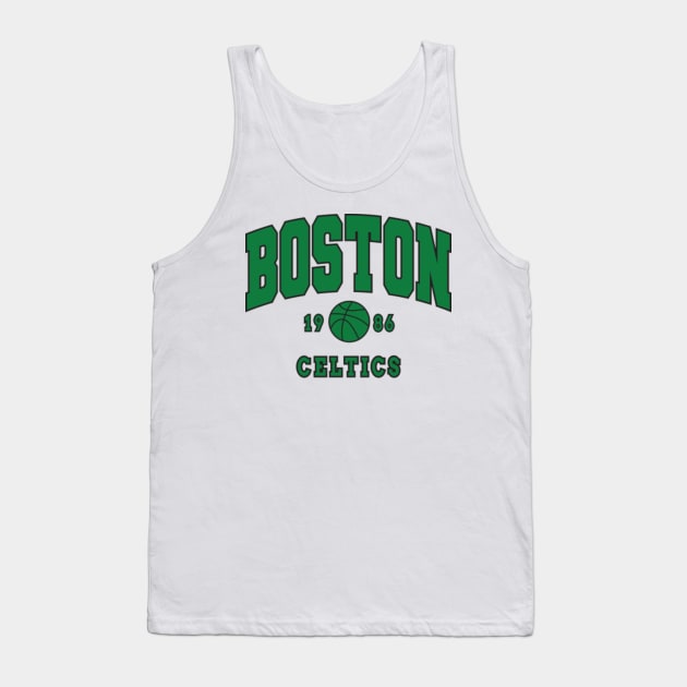 1986 Boston Celtics Artwork: Men's Cotton Jersey Hooded Long